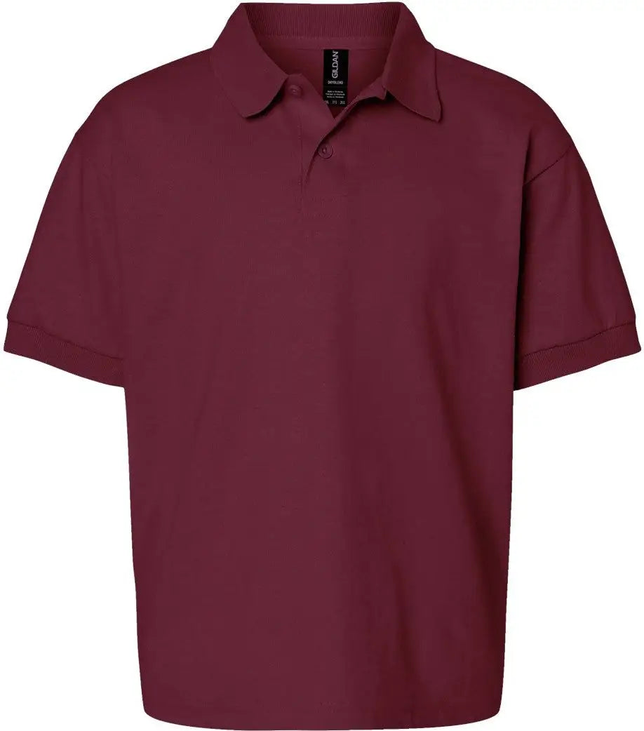 Gildan 8800b Dryblendâ Youth Jersey Polo - Maroon