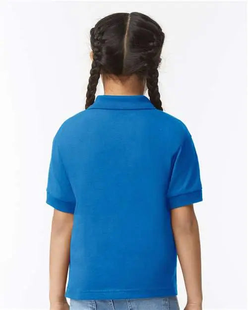 Gildan 8800b Dryblendâ Youth Jersey Polo - Royal