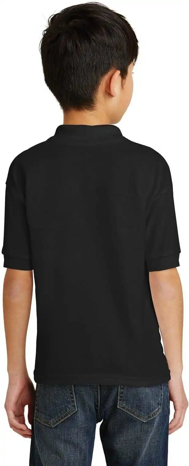 Gildan 8800b Youth Dryblend 6-ounce Jersey Knit Sport Shirt - Black
