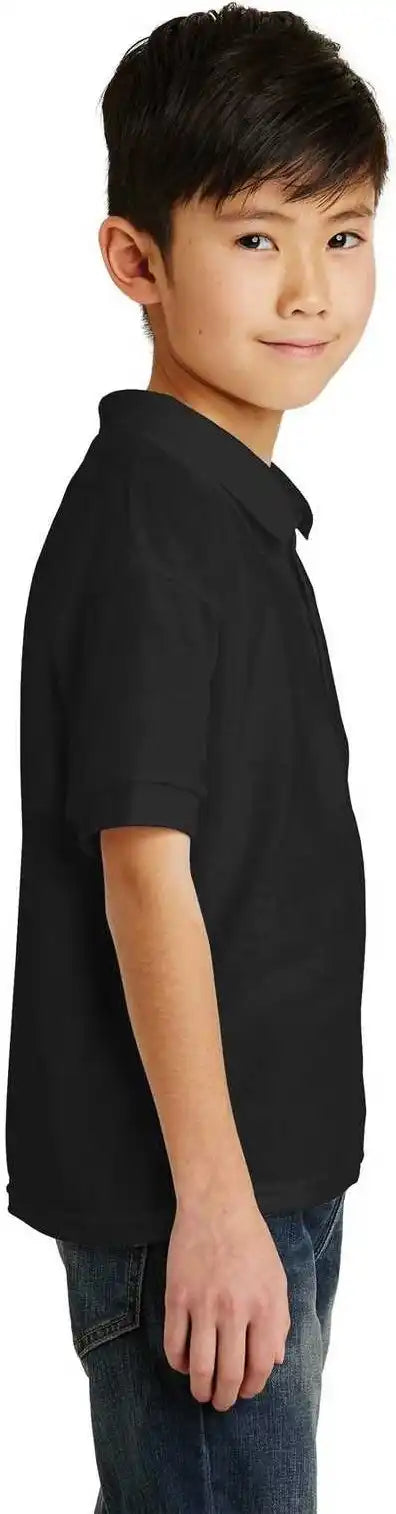 Gildan 8800b Youth Dryblend 6-ounce Jersey Knit Sport Shirt - Black