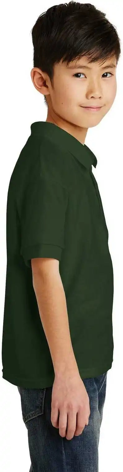 Gildan 8800b Youth Dryblend 6 Ounce Jersey Knit Sport Shirt Forest Green