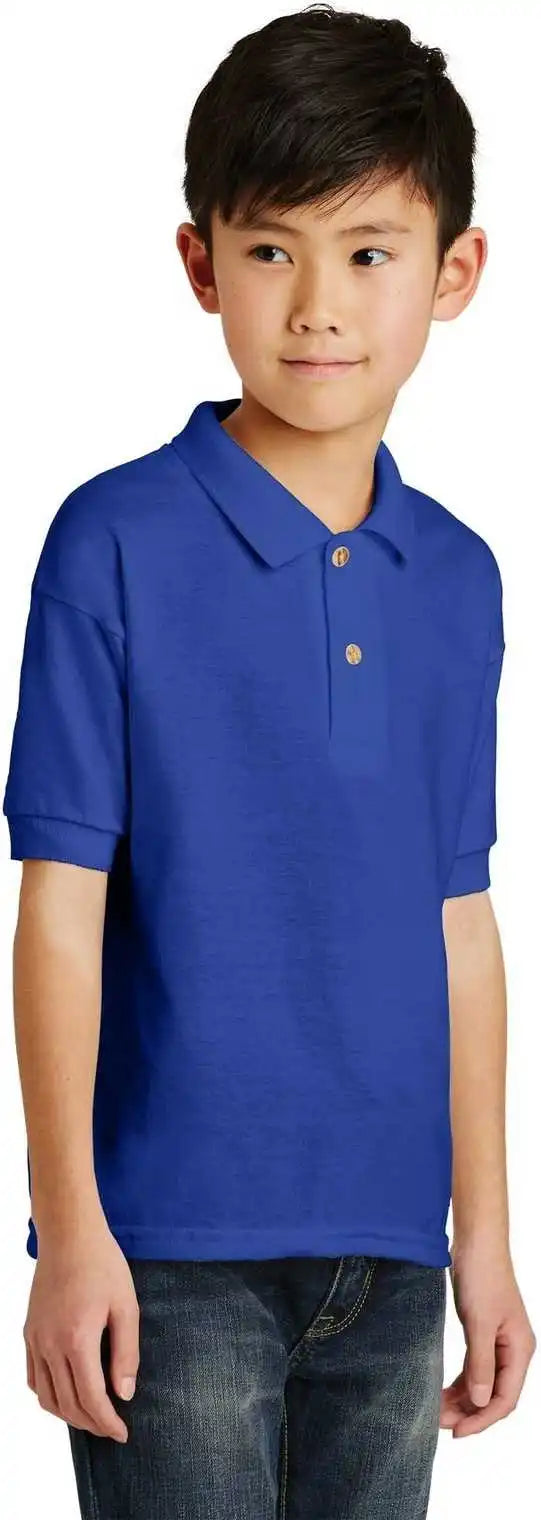 Gildan 8800b Youth Dryblend 6-ounce Jersey Knit Sport Shirt - Royal