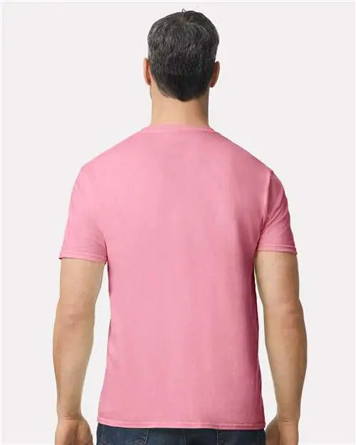 Gildan 980g Softstyle Lightweight T-shirt - 980 - Charity Pink