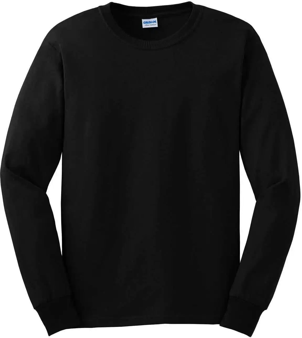 Gildan G2400 Ultra Cotton 100% Long Sleeve t Shirt Black