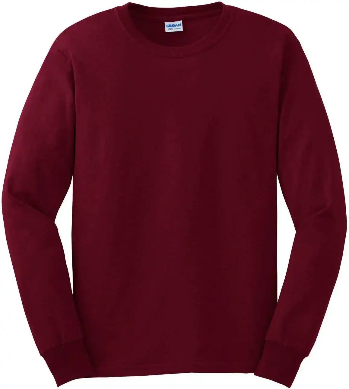 Gildan G2400 Ultra Cotton 100% Long Sleeve t Shirt Cardinal Red