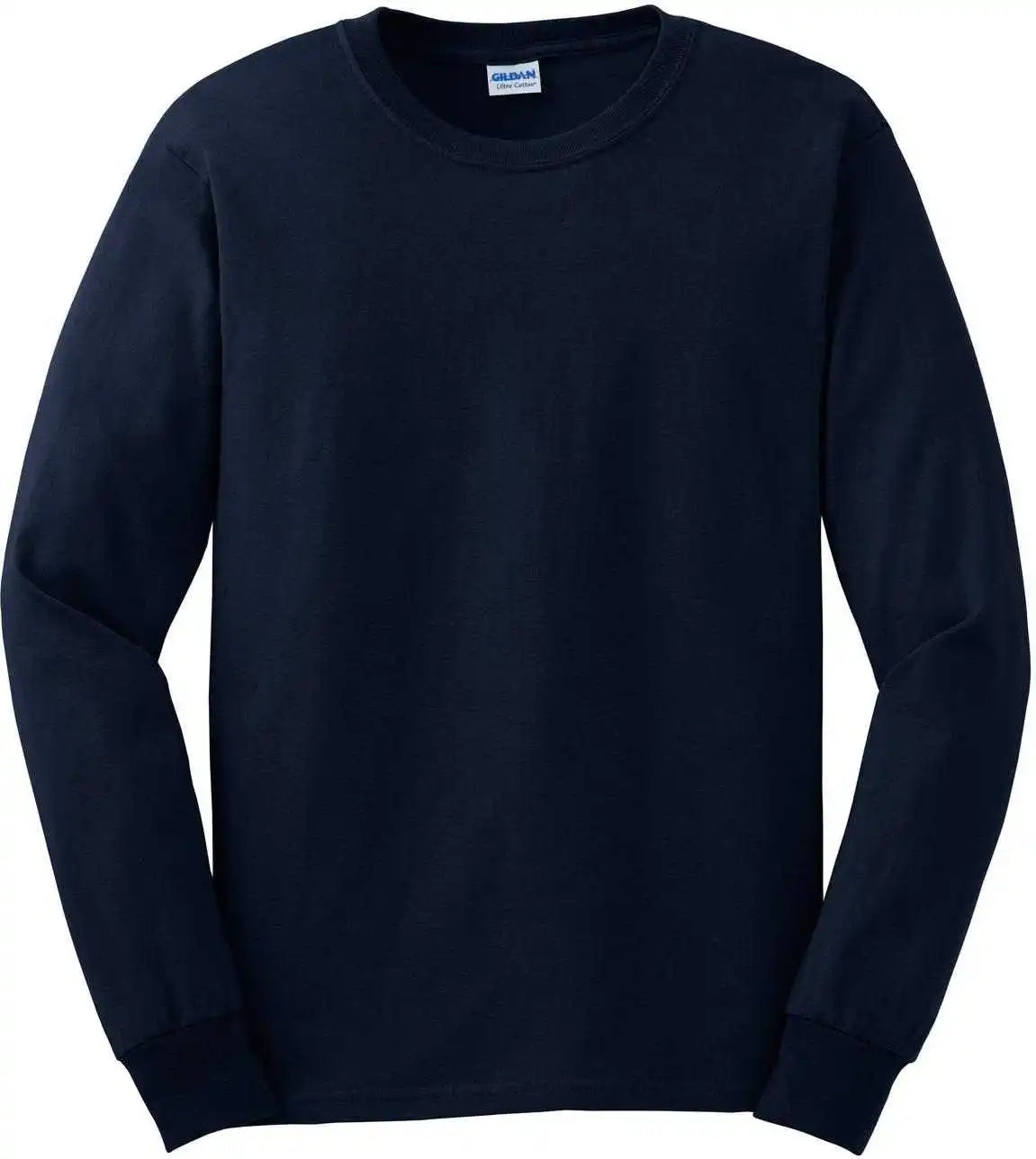 Gildan G2400 Ultra Cotton 100% Long Sleeve T-shirt - Navy