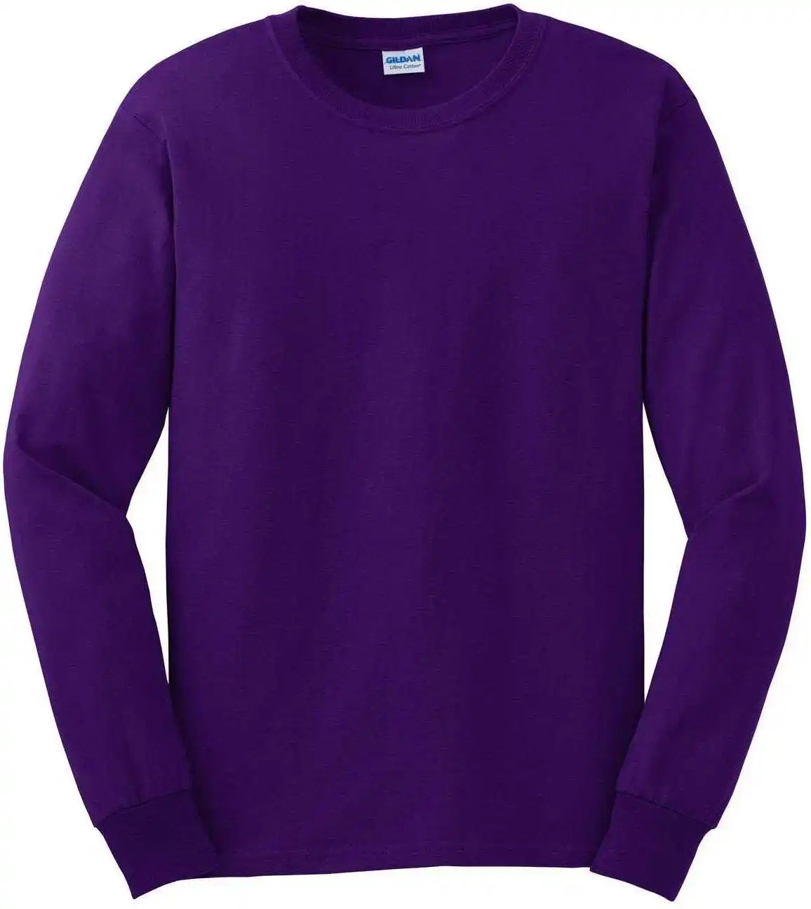 Gildan G2400 Ultra Cotton 100% Long Sleeve t Shirt Purple