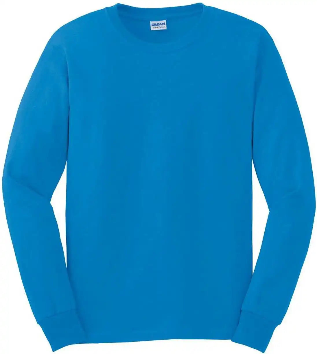 Gildan G2400 Ultra Cotton 100% Long Sleeve t Shirt Sapphire