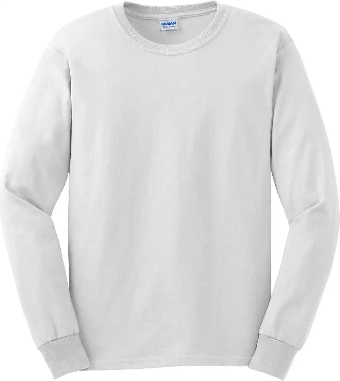 Gildan G2400 Ultra Cotton 100% Long Sleeve T-shirt - White