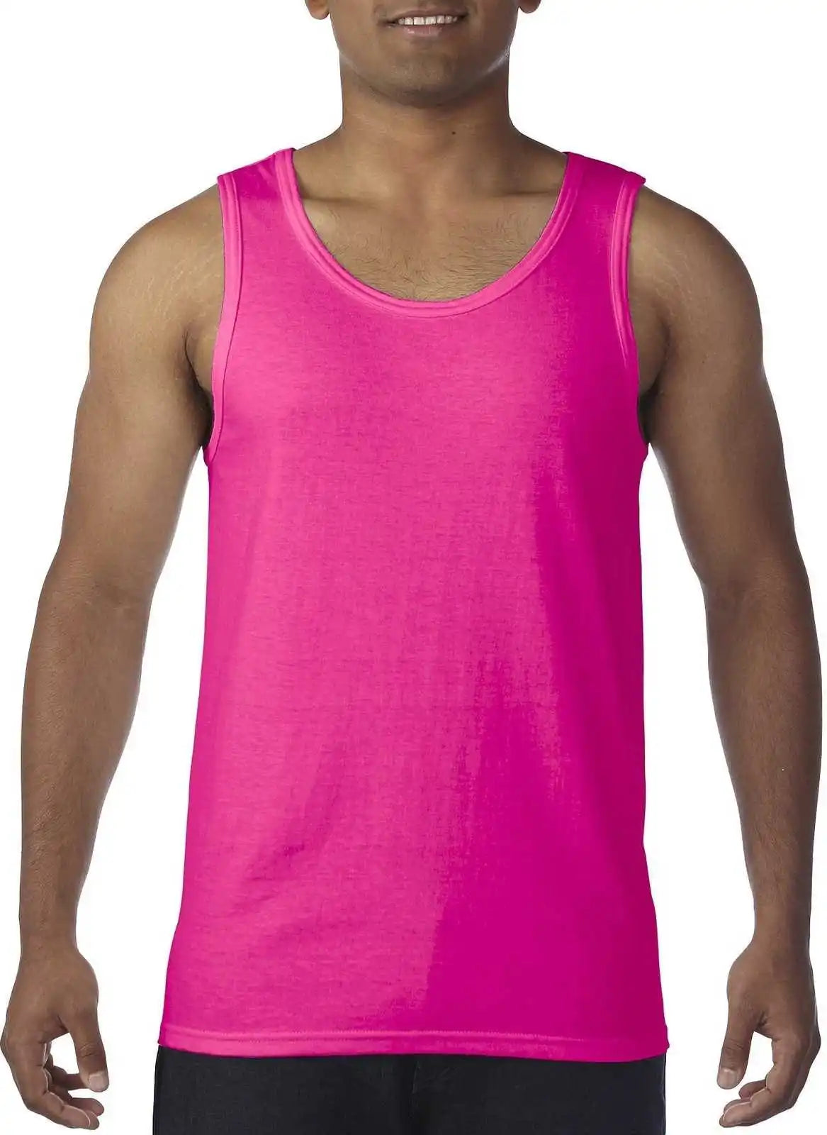 Gildan G5200 Heavy Cotton Tank Top Safety Pink