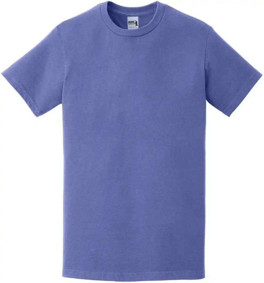 Gildan H000 Hammer t Shirt Flo Blue