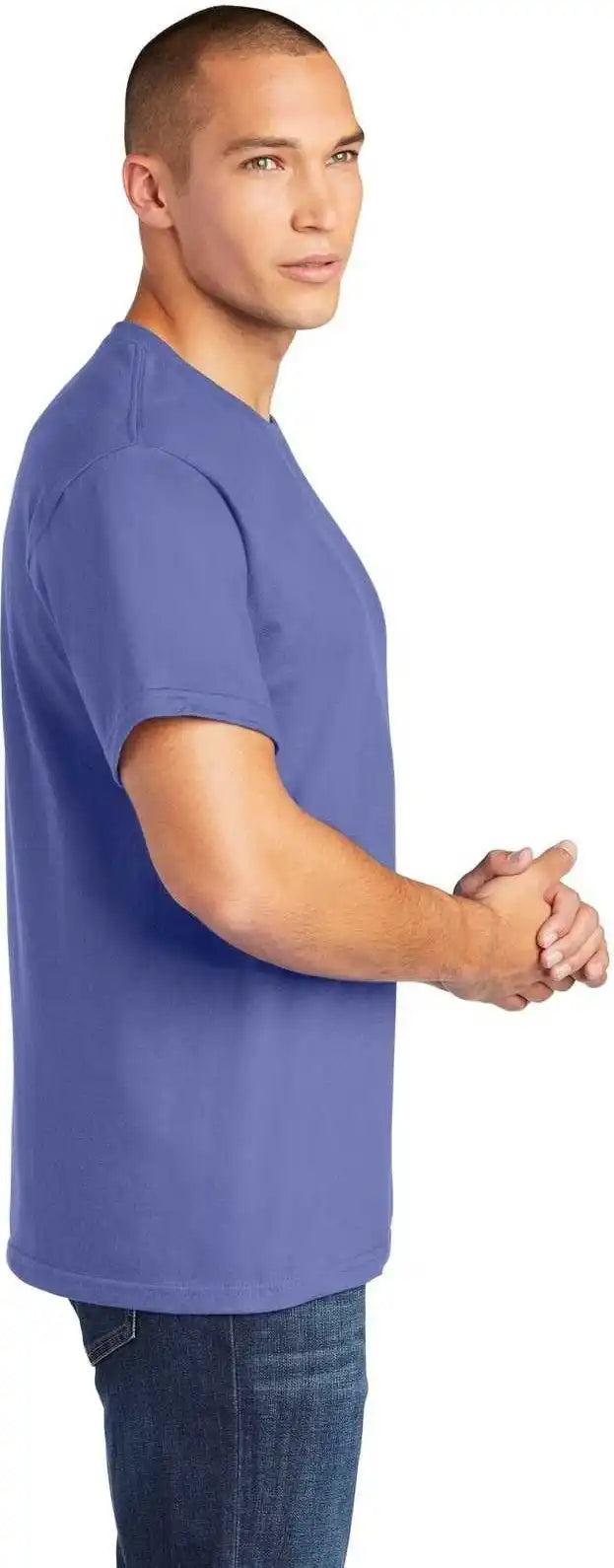 Gildan H000 Hammer t Shirt Flo Blue