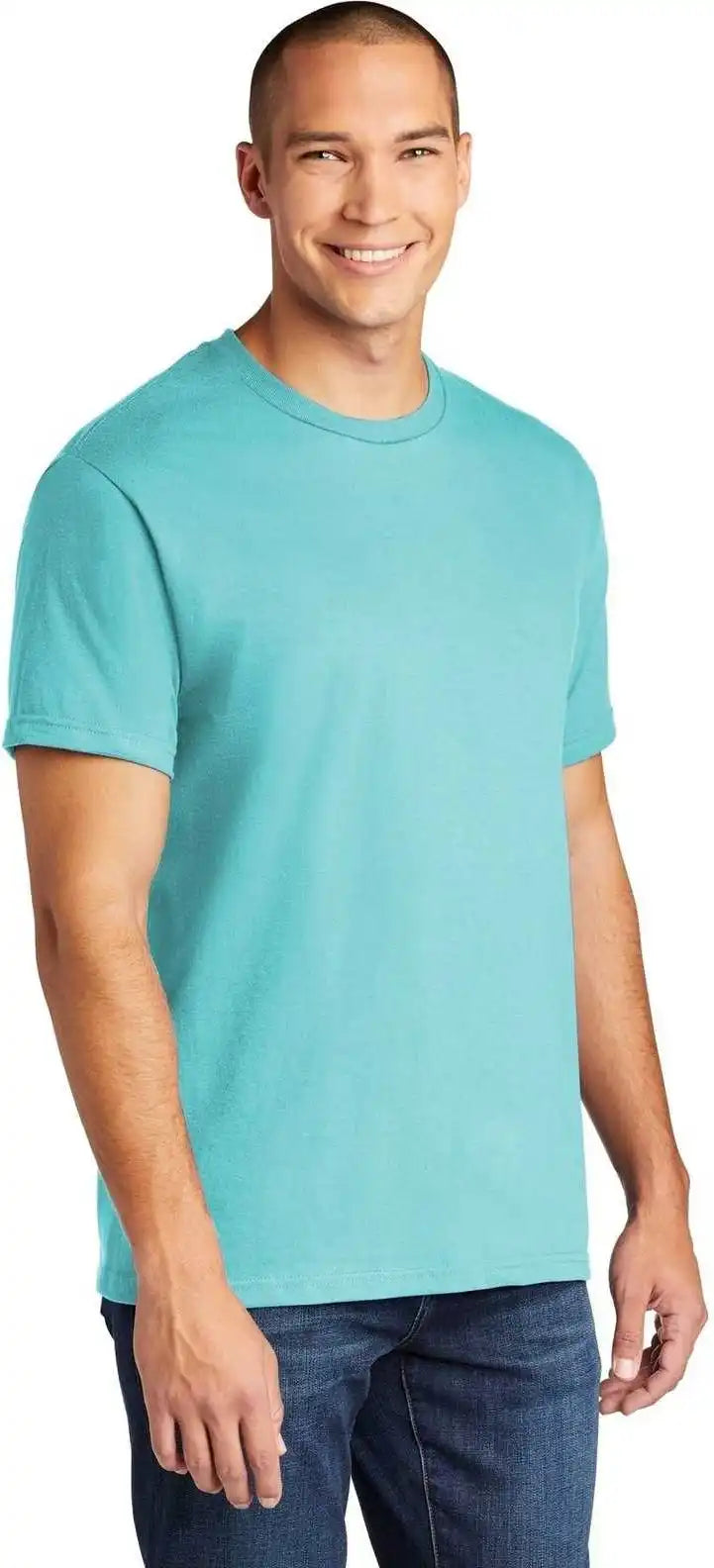 Gildan H000 Hammer t Shirt Lagoon Blue