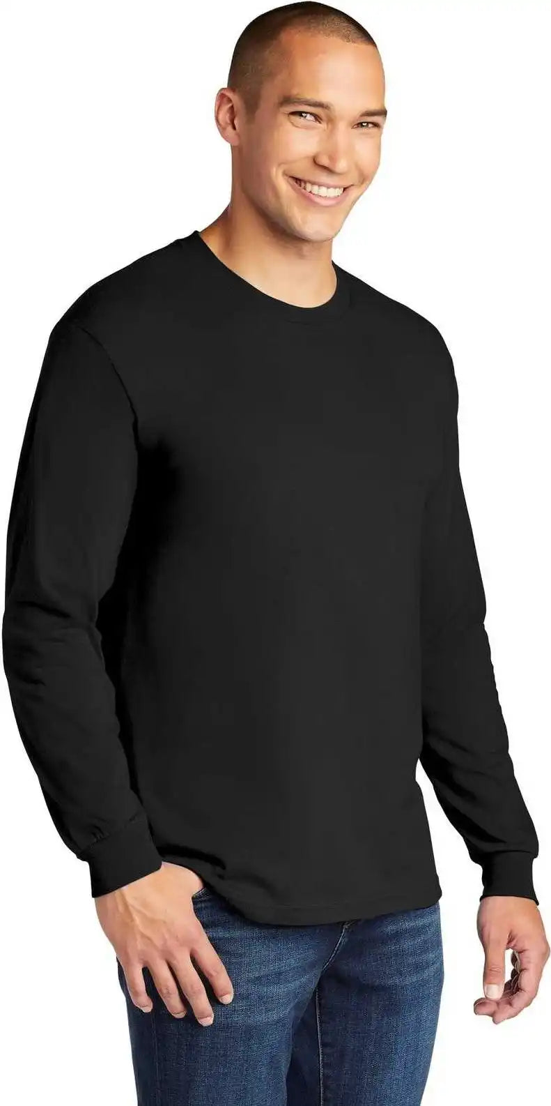 Gildan H400 Hammer Long Sleeve t Shirt Black