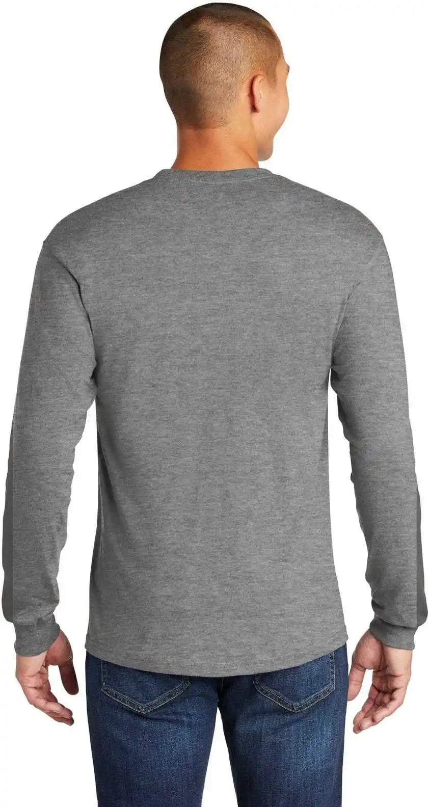 Gildan H400 Hammer Long Sleeve t Shirt Graphite Heather