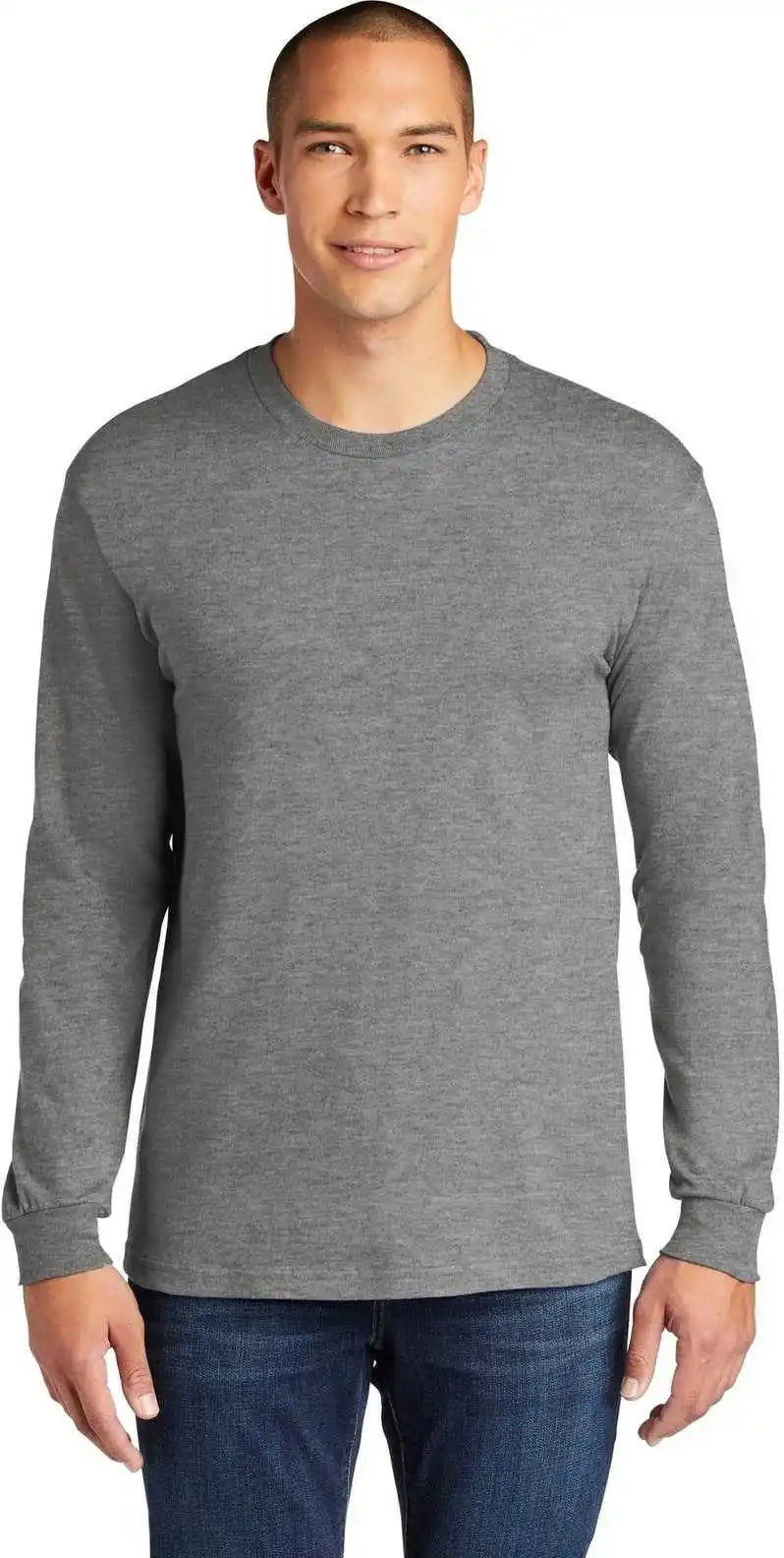 Gildan H400 Hammer Long Sleeve t Shirt Graphite Heather