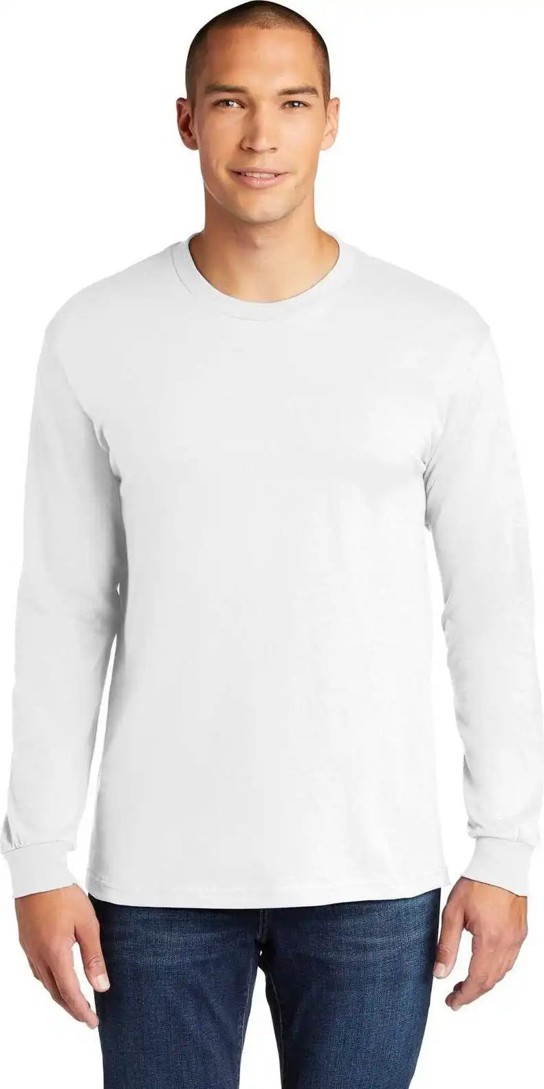 Gildan H400 Hammer Long Sleeve t Shirt White