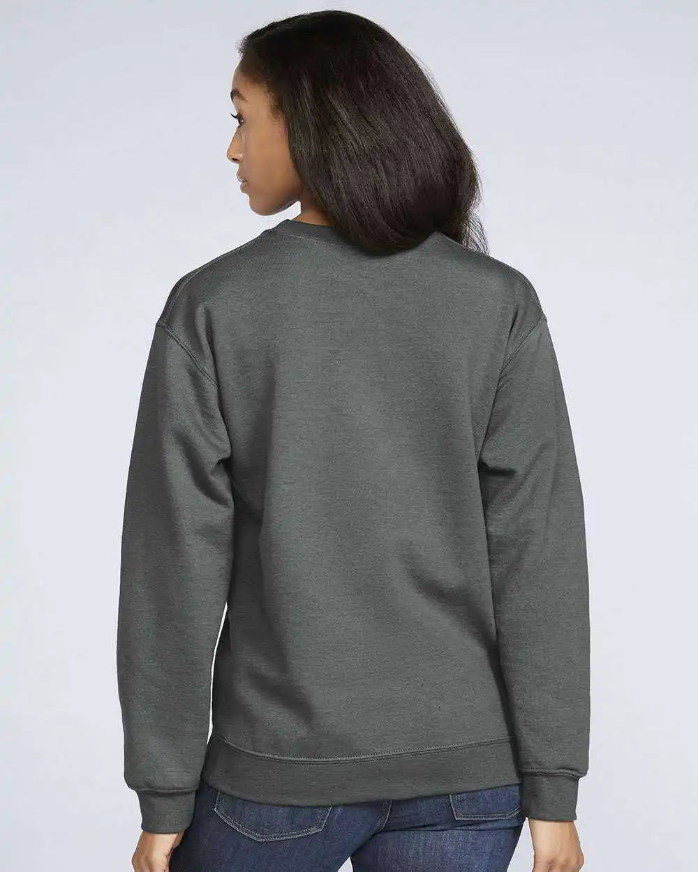 Gildan Sf000 Softstyle Crewneck Sweatshirt Charcoal