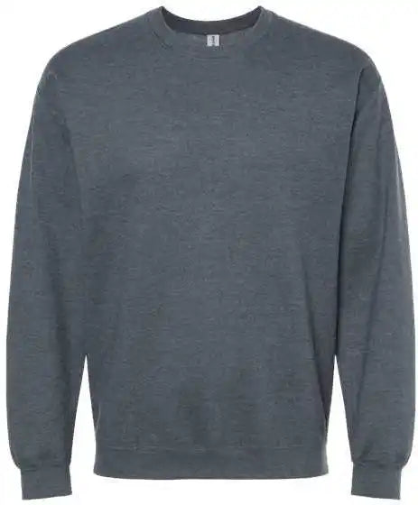 Gildan Sf000 Softstyle Crewneck Sweatshirt Dark Heather