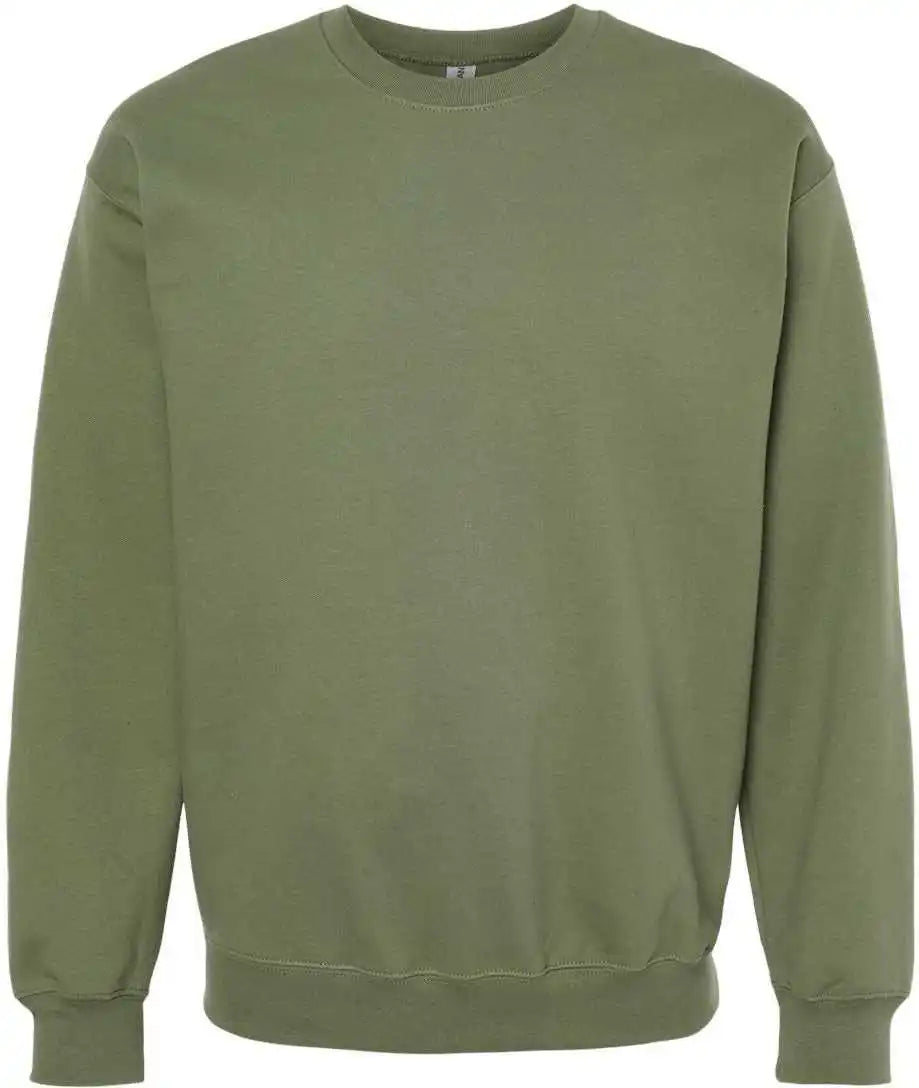 Gildan Sf000 Softstyle Crewneck Sweatshirt Military Green