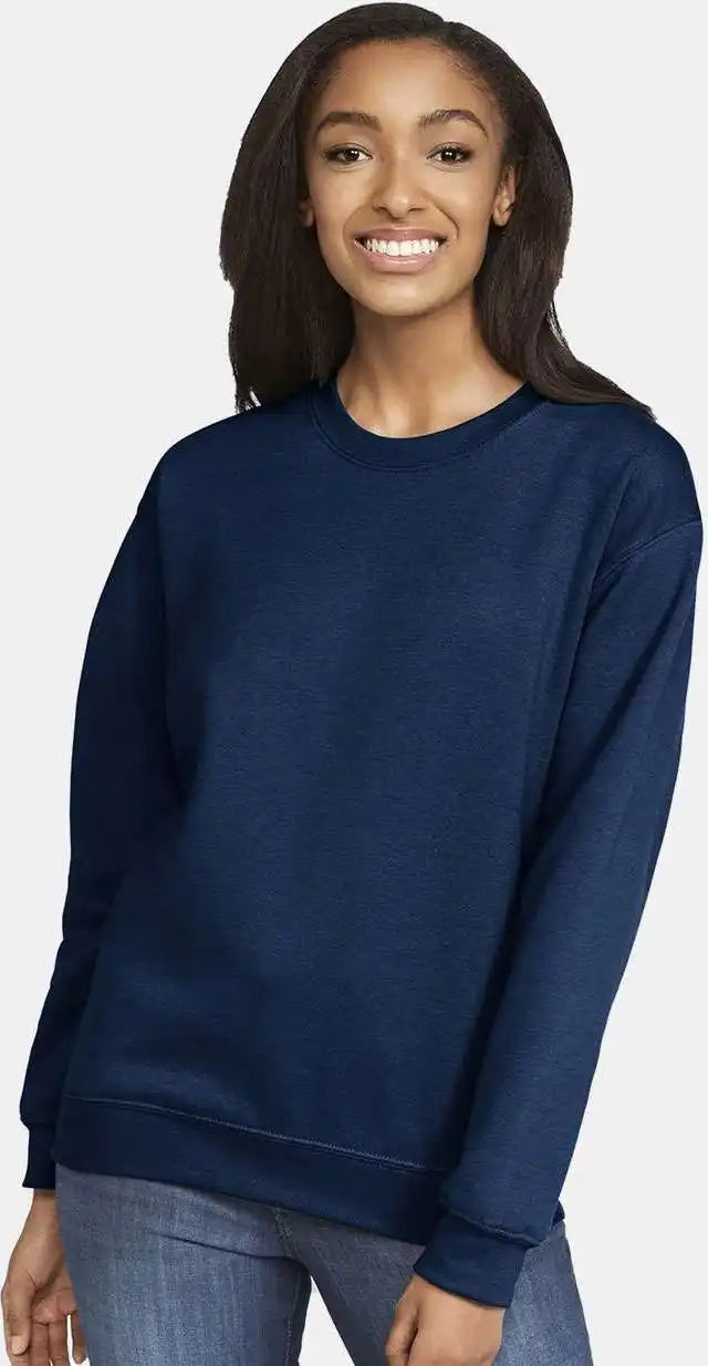 Gildan Sf000 Softstyle Crewneck Sweatshirt Navy