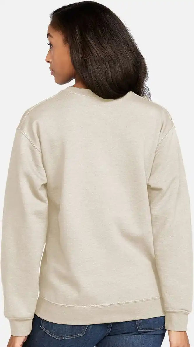 Gildan Sf000 Softstyle Crewneck Sweatshirt Sand