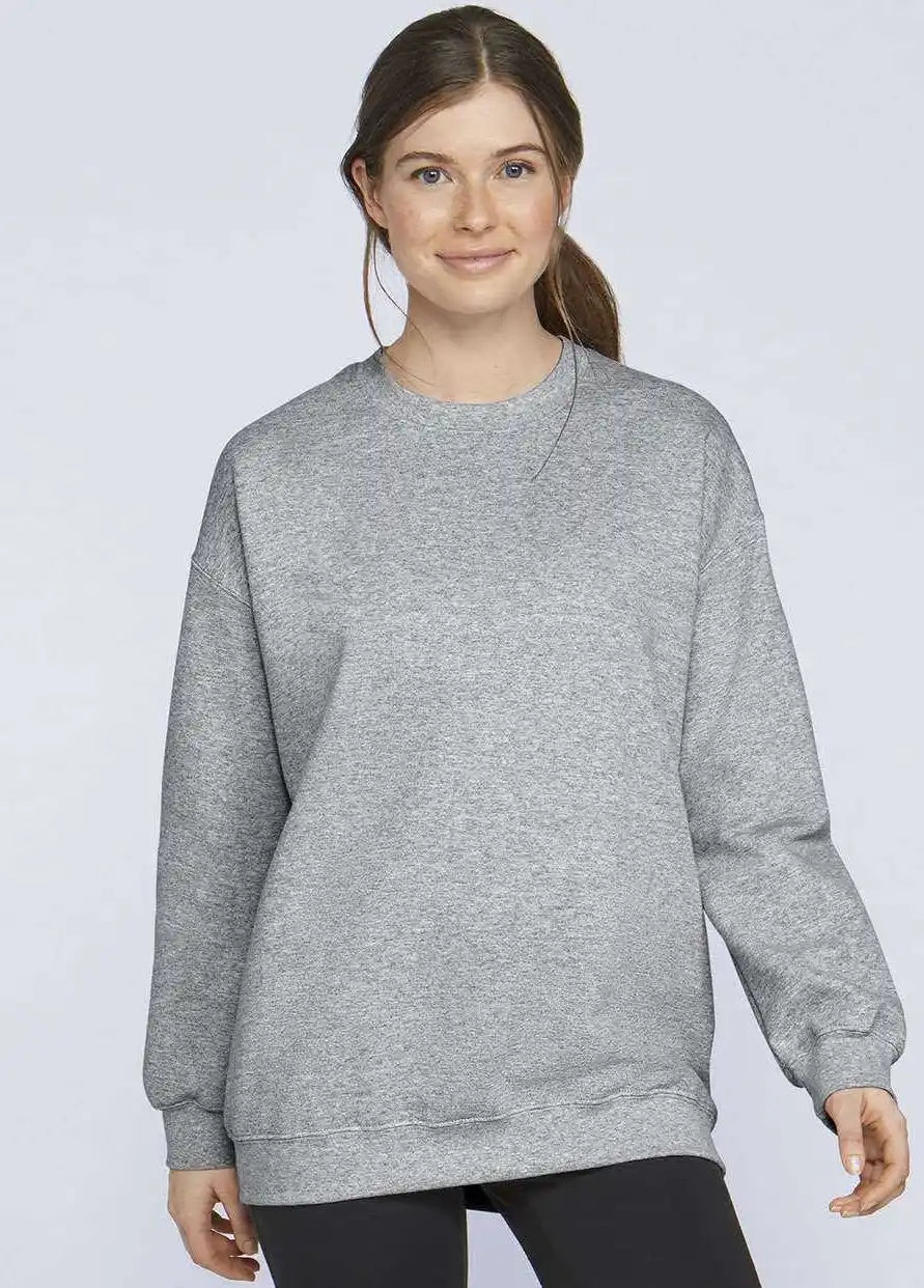 Gildan Sf000 Softstyle Crewneck Sweatshirt Sport Grey