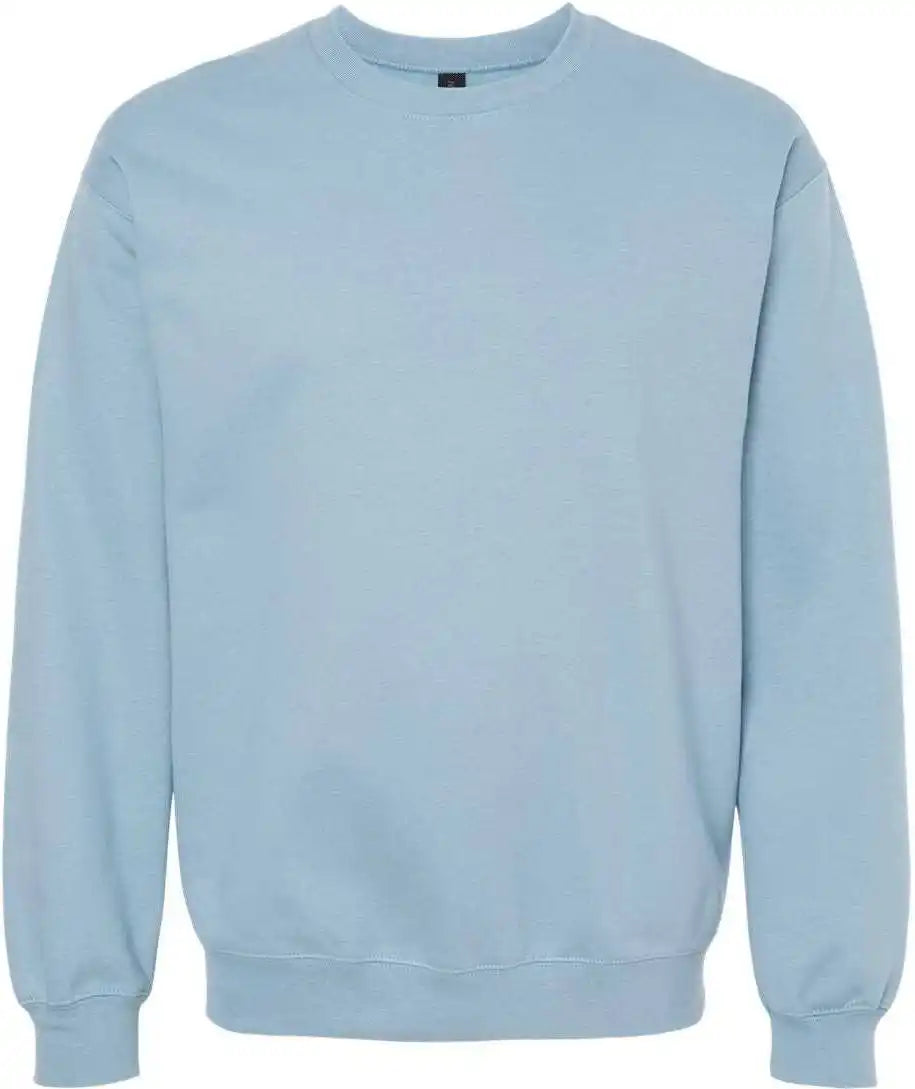 Gildan Sf000 Softstyle Crewneck Sweatshirt Stone Blue