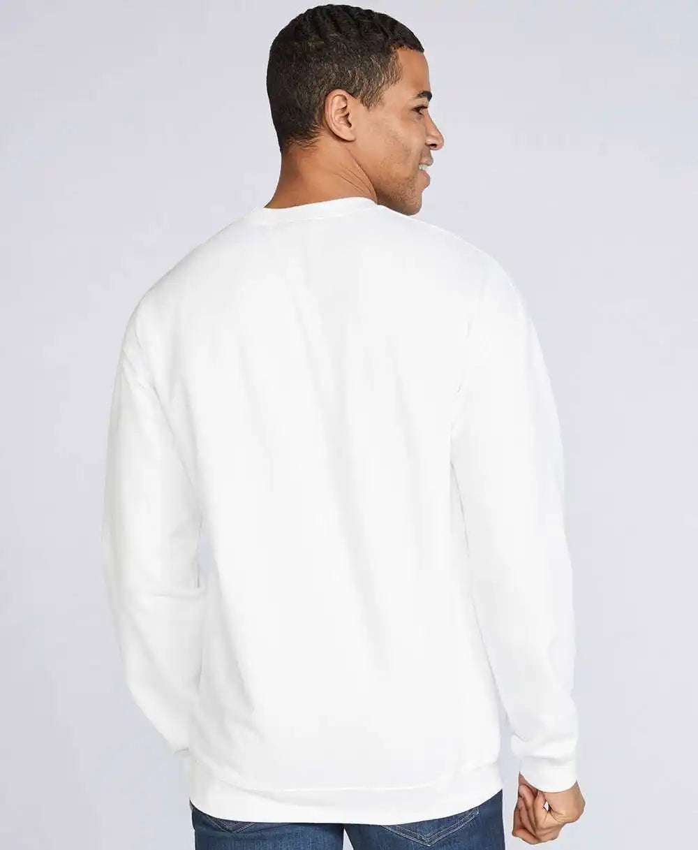 Gildan Sf000 Softstyle Crewneck Sweatshirt White