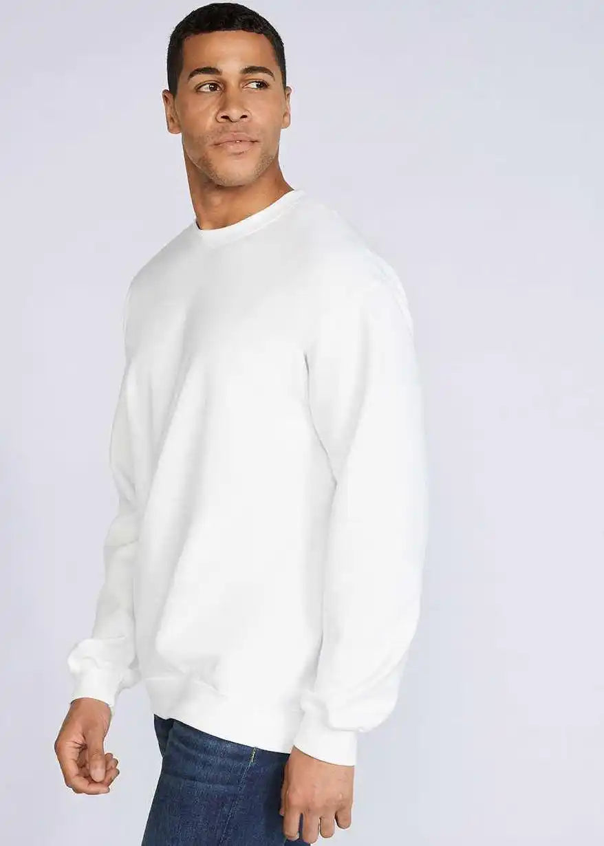 Gildan Sf000 Softstyle Crewneck Sweatshirt White