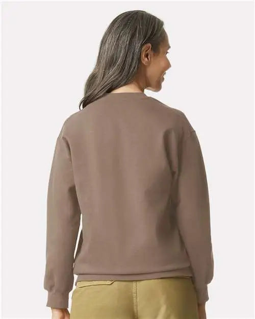 Gildan Sf000 Softstyle® Midweight Crewneck Sweatshirt - Brown Savana