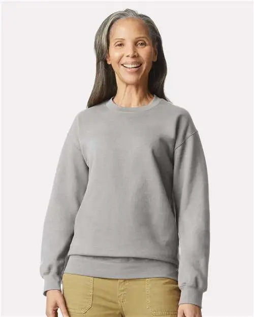Gildan Sf000 Softstyle® Midweight Crewneck Sweatshirt - Cement