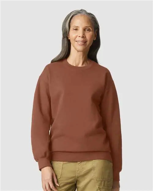 Gildan Sf000 Softstyle® Midweight Crewneck Sweatshirt - Cocoa