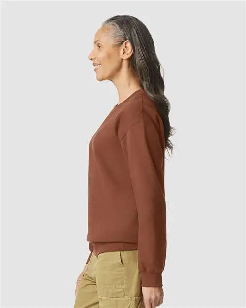 Gildan Sf000 Softstyle® Midweight Crewneck Sweatshirt - Cocoa