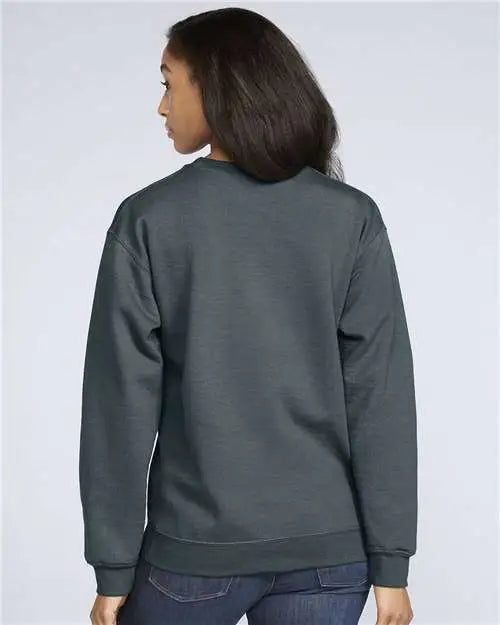 Gildan Sf000 Softstyle® Midweight Crewneck Sweatshirt - Dark Heather