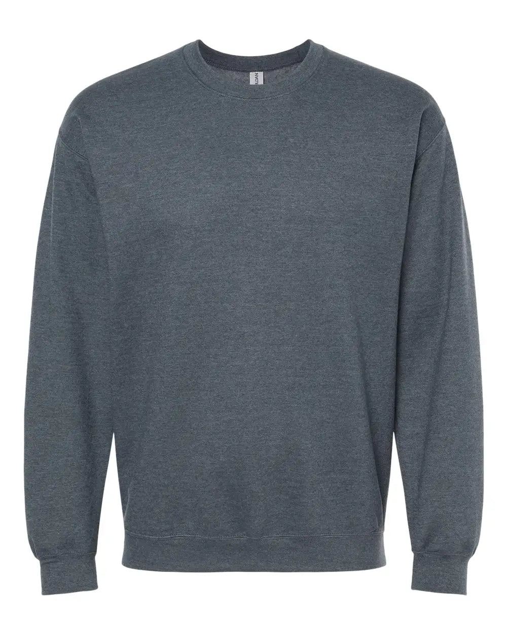 Gildan Sf000 Softstyle® Midweight Crewneck Sweatshirt - Dark Heather - Gray / s
