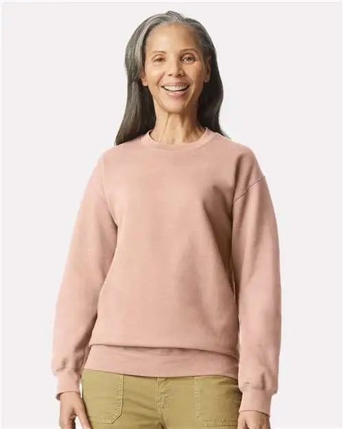 Gildan Sf000 Softstyle® Midweight Crewneck Sweatshirt - Dusty Rose