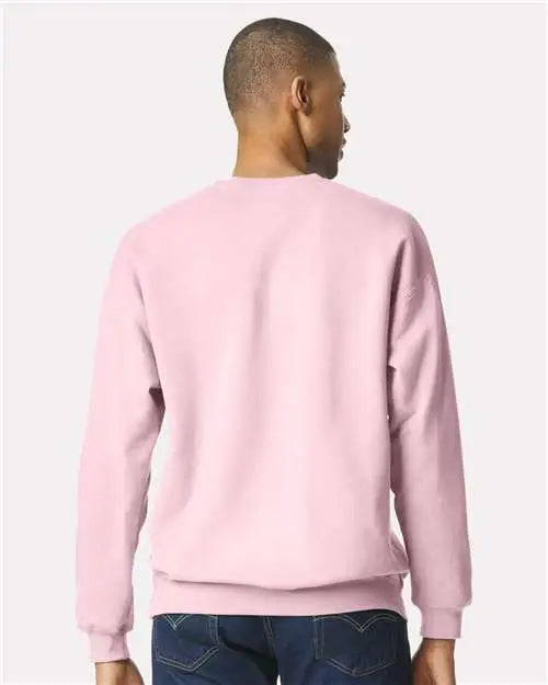 Gildan Sf000 Softstyle® Midweight Crewneck Sweatshirt - Light Pink