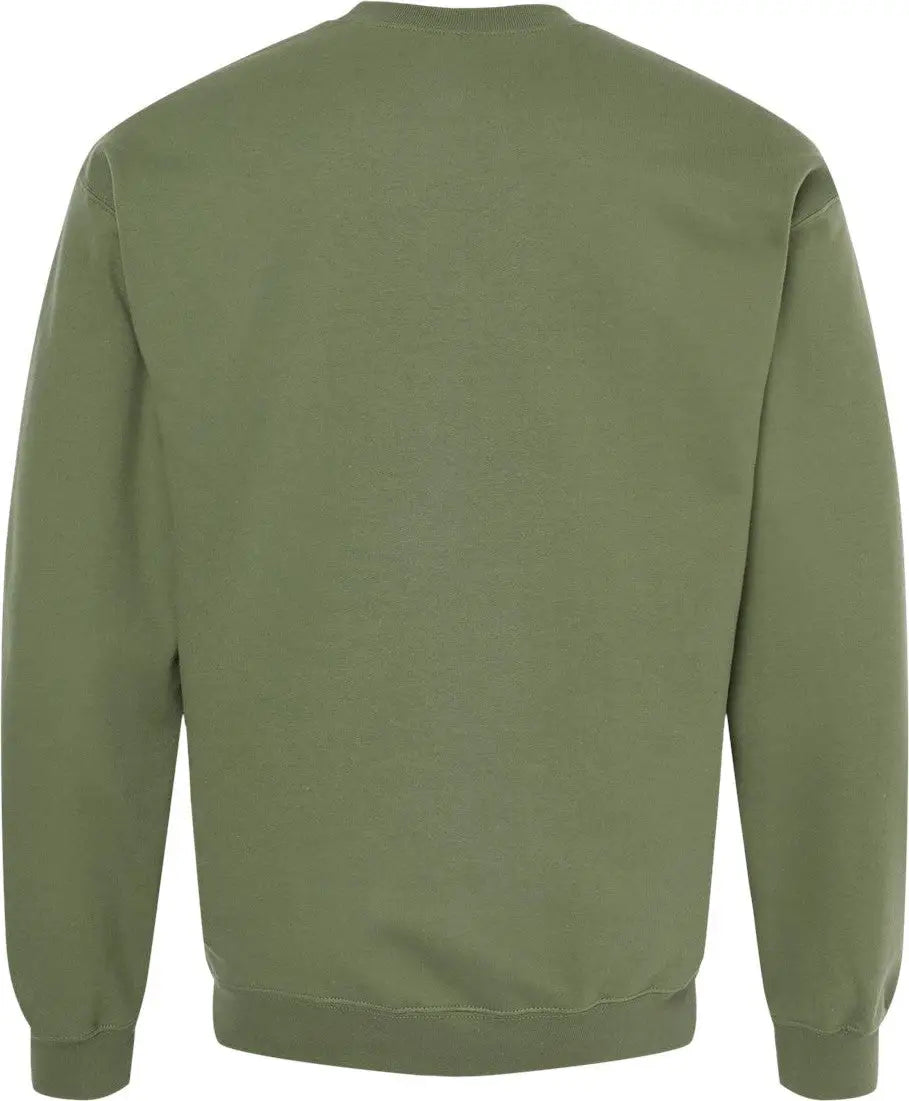 Gildan Sf000 Softstyle® Midweight Crewneck Sweatshirt - Military Green