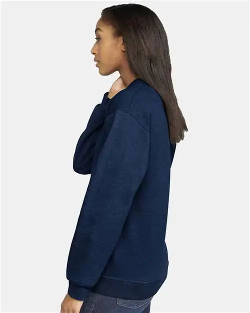 Gildan Sf000 Softstyle® Midweight Crewneck Sweatshirt - Navy