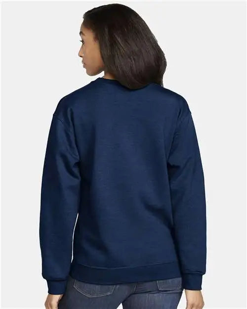 Gildan Sf000 Softstyle® Midweight Crewneck Sweatshirt - Navy