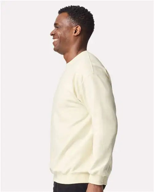 Gildan Sf000 Softstyle® Midweight Crewneck Sweatshirt - off White
