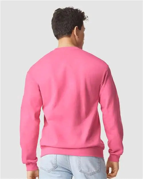 Gildan Sf000 Softstyle® Midweight Crewneck Sweatshirt - Pink Lemonade