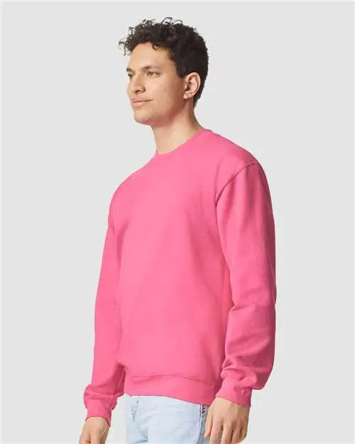 Gildan Sf000 Softstyle® Midweight Crewneck Sweatshirt - Pink Lemonade