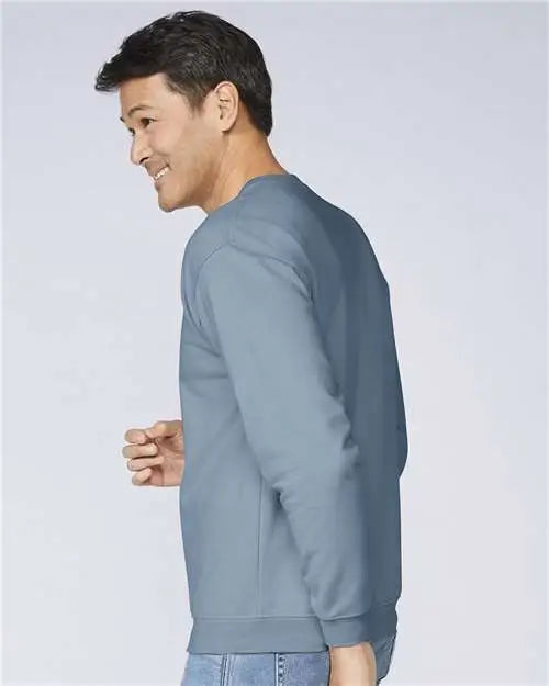 Gildan Sf000 Softstyle® Midweight Crewneck Sweatshirt - Stone Blue
