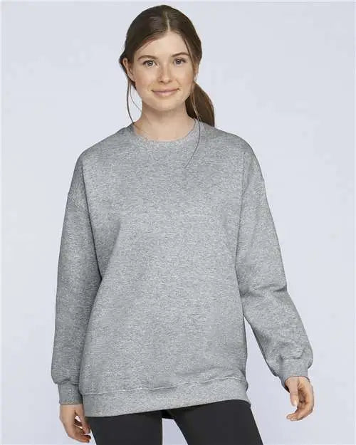 Gildan Sf000 Softstyleâ Midweight Crewneck Sweatshirt - Sport Grey