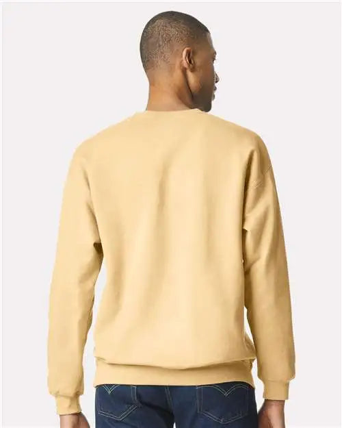 Gildan Sf000 Softstyleâ Midweight Crewneck Sweatshirt - Yellow Haze
