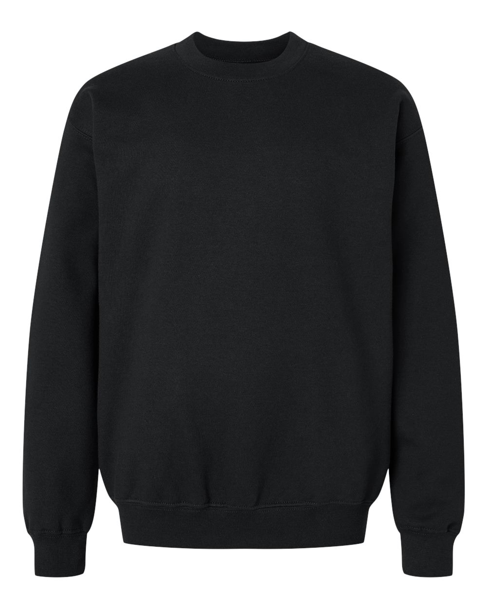 Gildan Sf000b Youth Softstyle Midweight Crewneck Sweatshirt - Black