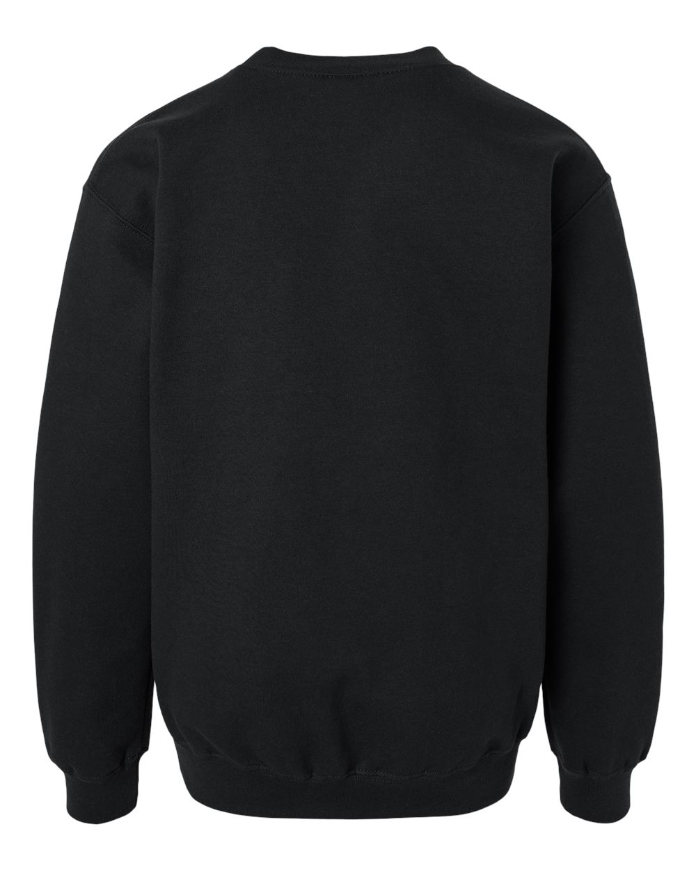 Gildan Sf000b Youth Softstyle Midweight Crewneck Sweatshirt - Black