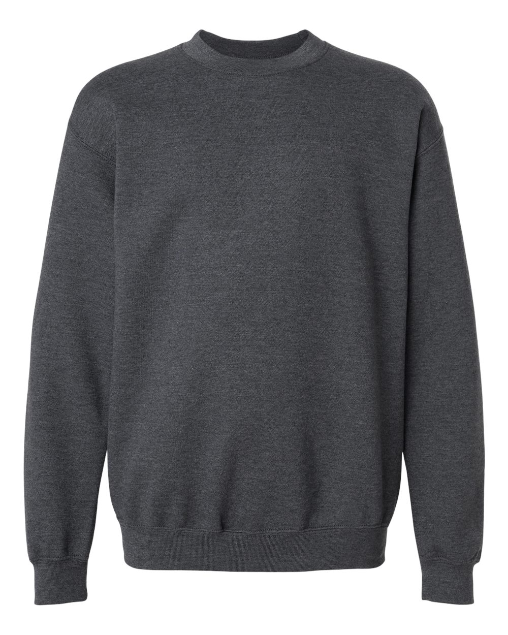 Gildan Sf000b Youth Softstyle Midweight Crewneck Sweatshirt - Dark Heather